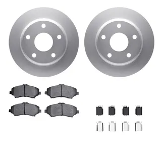 R1 Concepts WDXH1-40143 Brake Rotors - Carbon Coated W/ Sup Dty Pads & Hdw